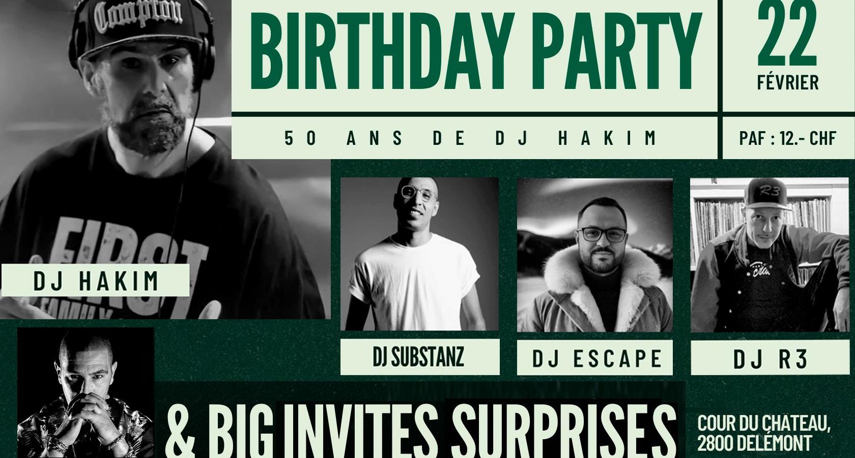 HAKIM'S 50TH BIRTHDAY