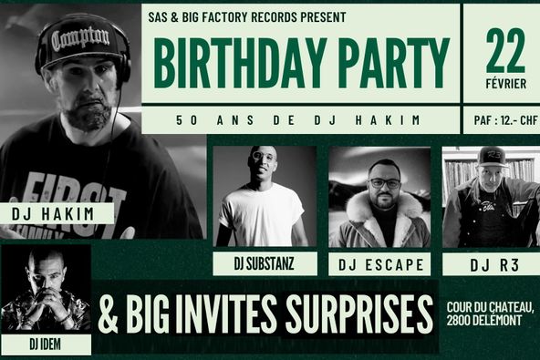 HAKIM'S 50TH BIRTHDAY